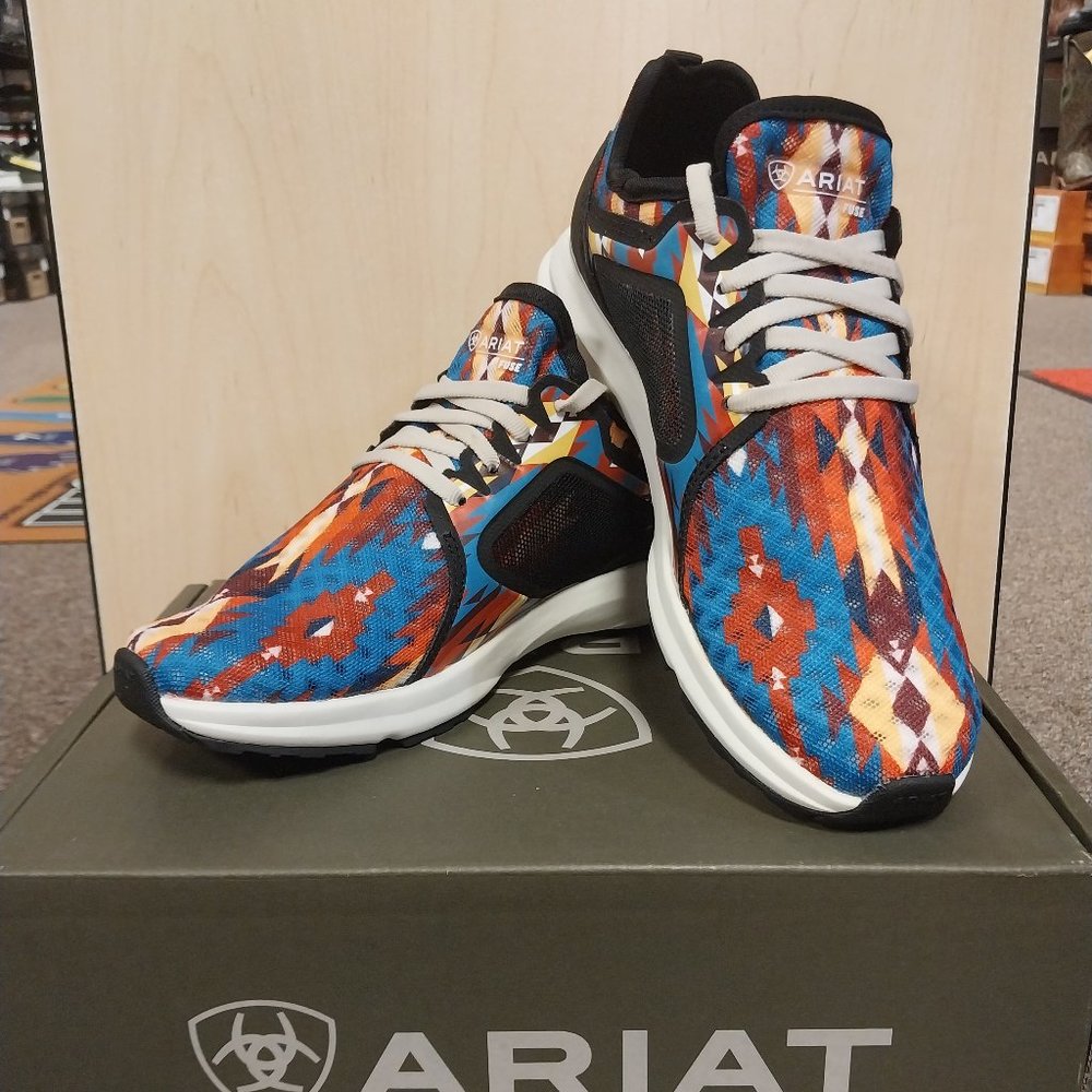 Ariat Women's Fuse Shoe - Blue Aztec